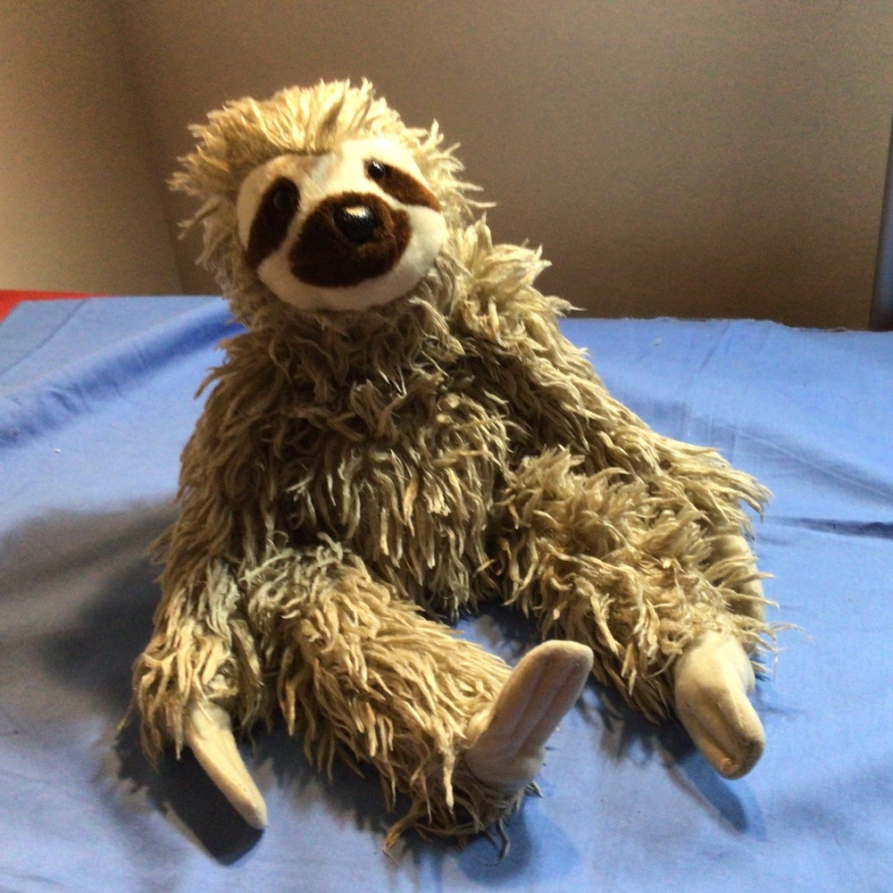 Wild Republic Three-Toed Sloth Plush Stuffed Animal 18” tall